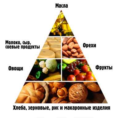 Пищевая пирамида вегетарианца